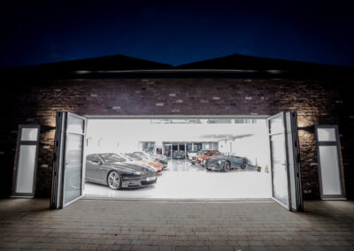 luxury car garage