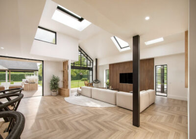 white modern interior home